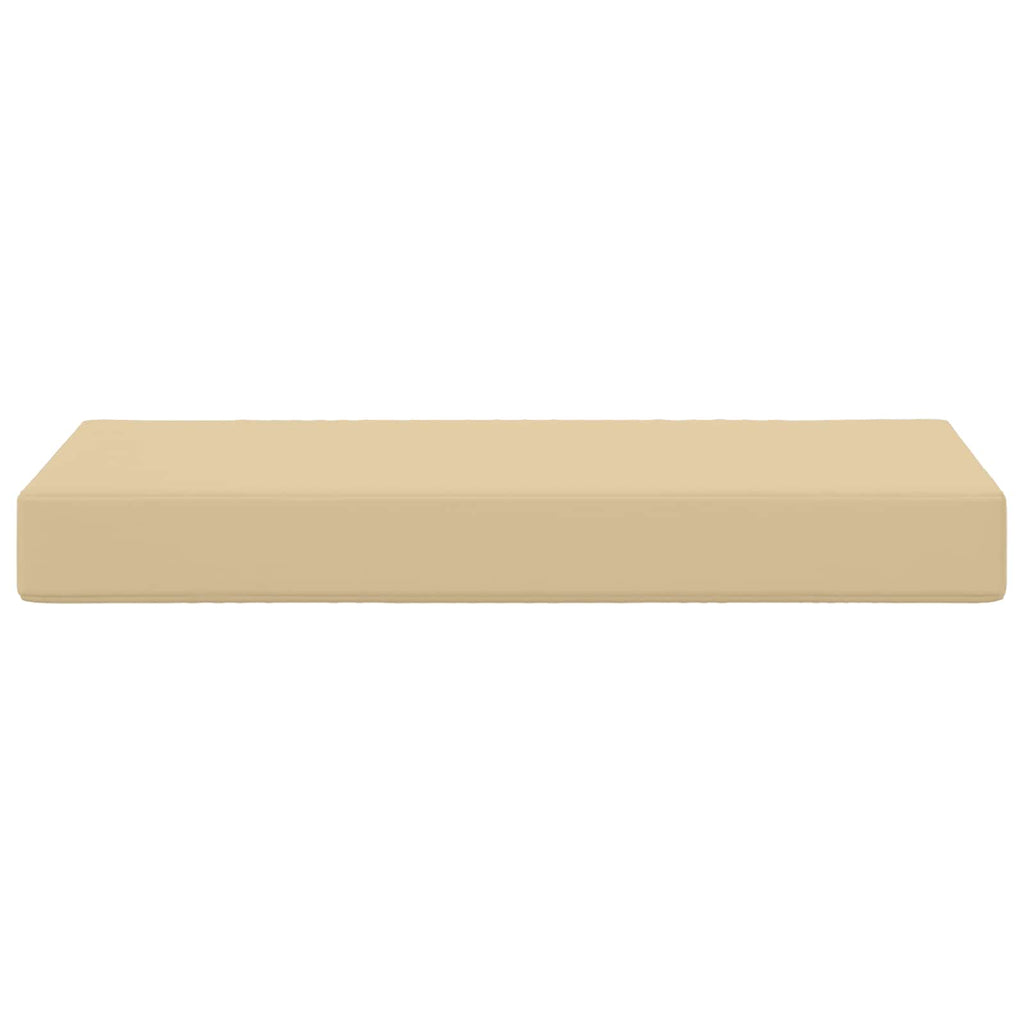 Sitzkissen für Outdoor Beige 80 x 40 x 8 cm 100 % Polyester