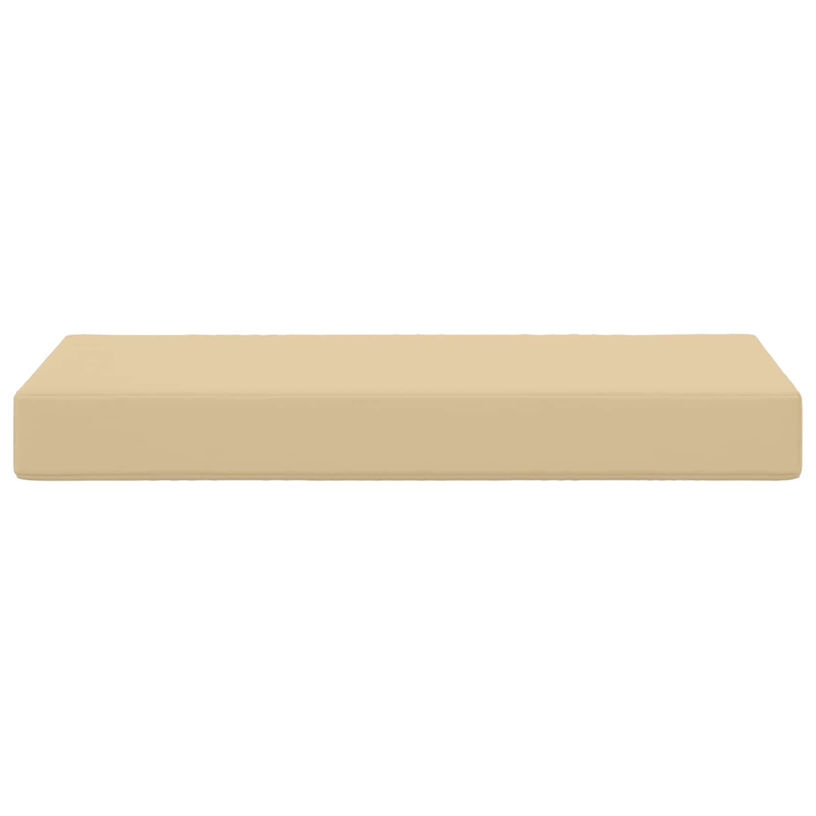 Sitzkissen für Outdoor Beige 80 x 40 x 8 cm 100 % Polyester