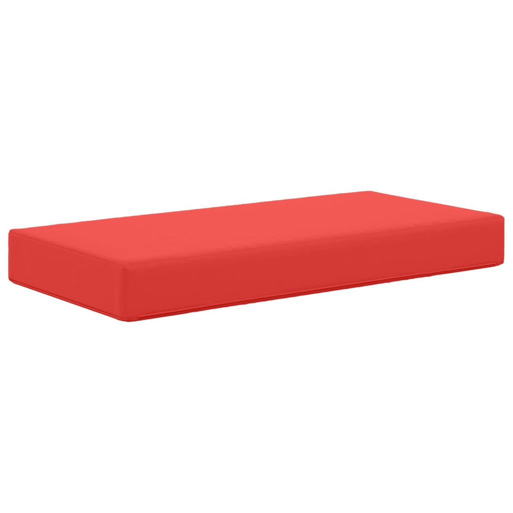 Sitzkissen für Outdoor Rot 80 x 40 x 8 cm 100 % Polyester