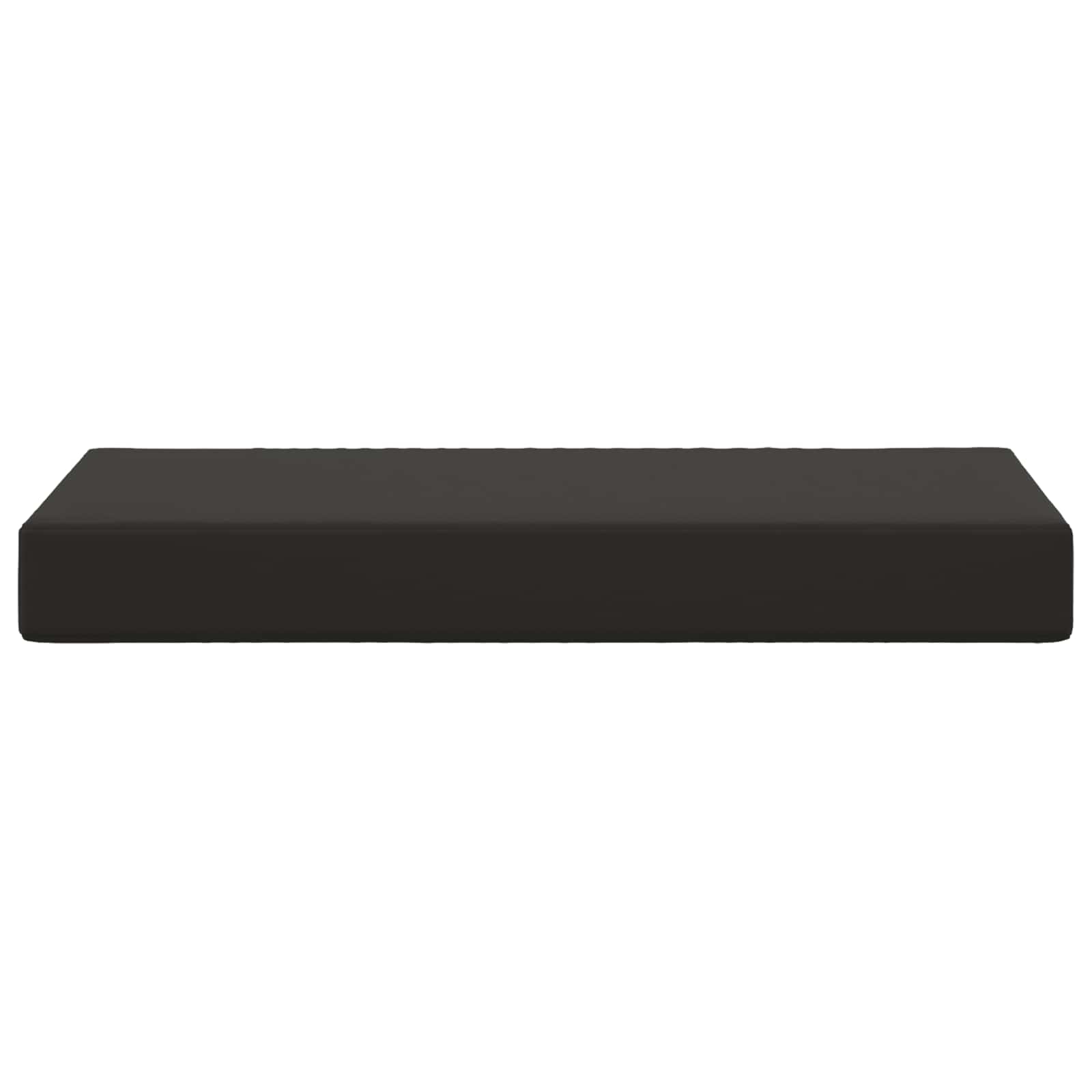 Sitzkissen für Outdoor Schwarz 80 x 40 x 8 cm 100 % Polyester