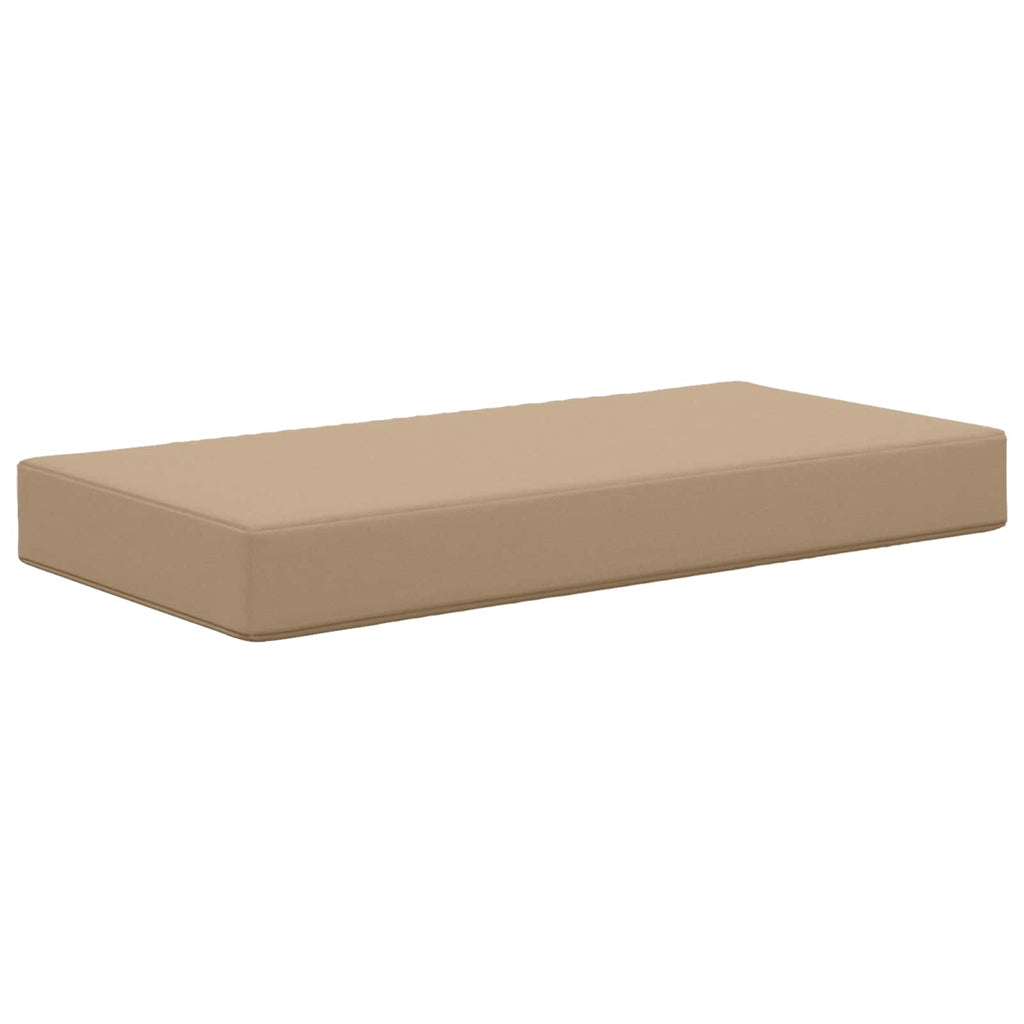 Sitzkissen für Outdoor Taupe 80 x 40 x 8 cm 100 % Polyester