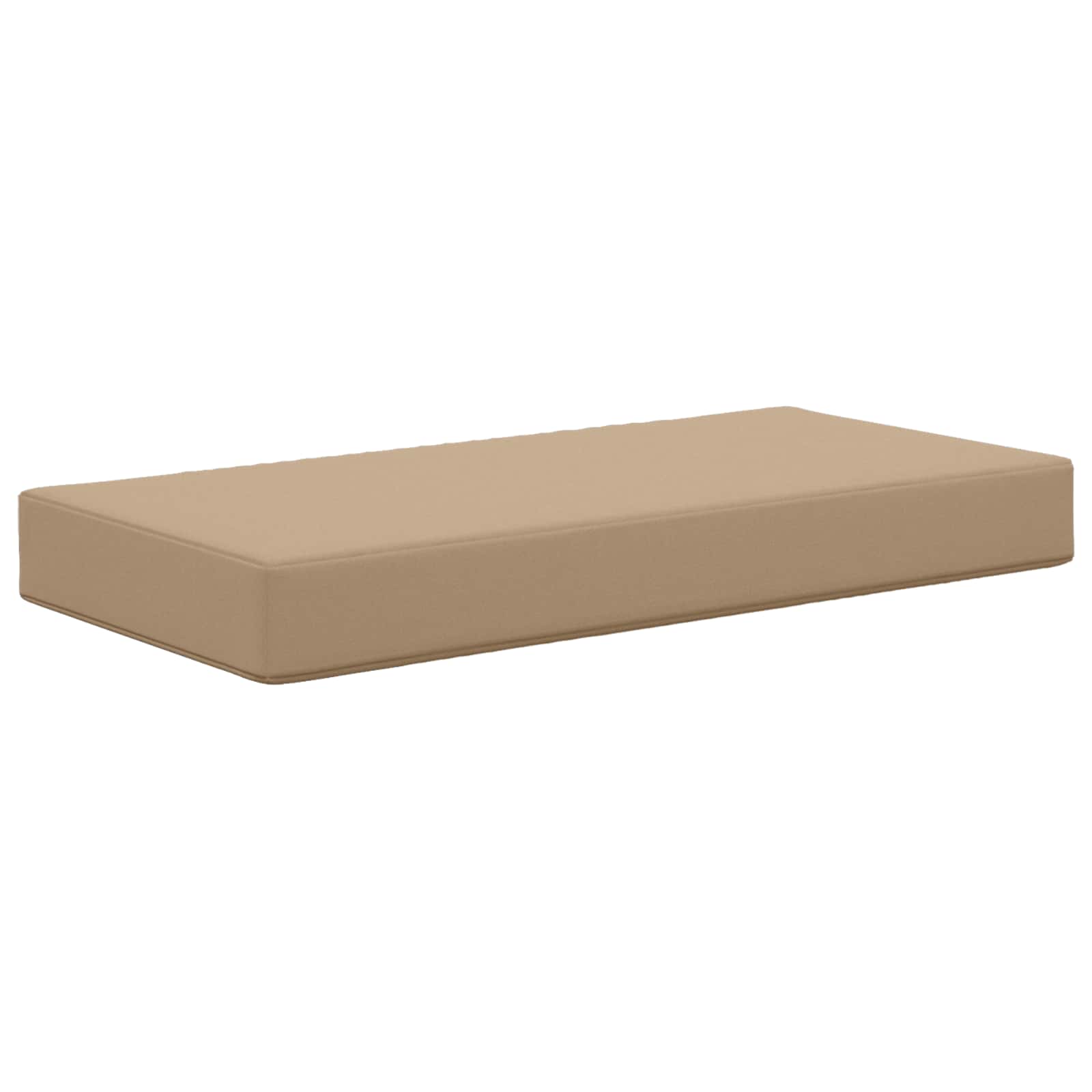 Sitzkissen für Outdoor Taupe 80 x 40 x 8 cm 100 % Polyester