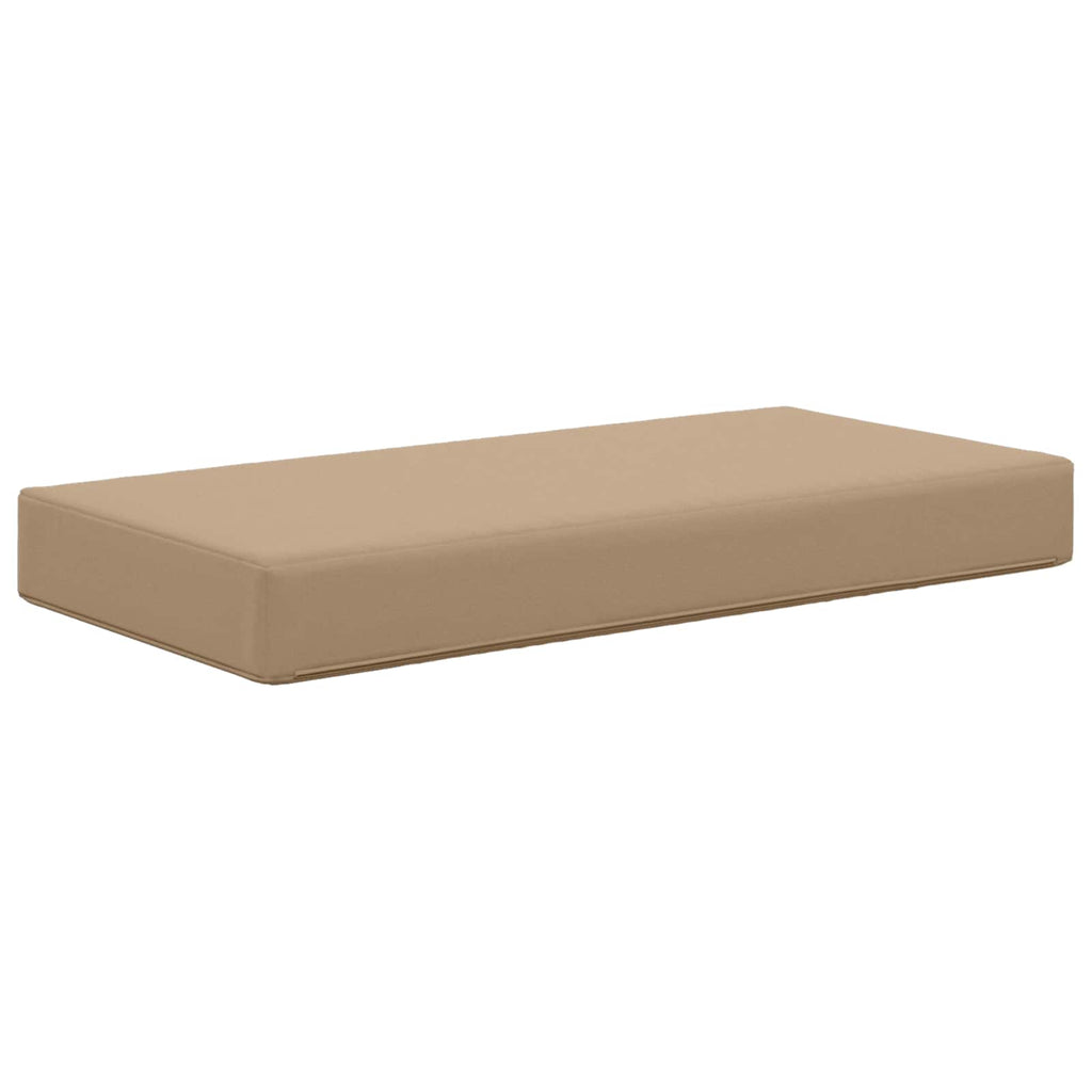 Sitzkissen für Outdoor Taupe 80 x 40 x 8 cm 100 % Polyester