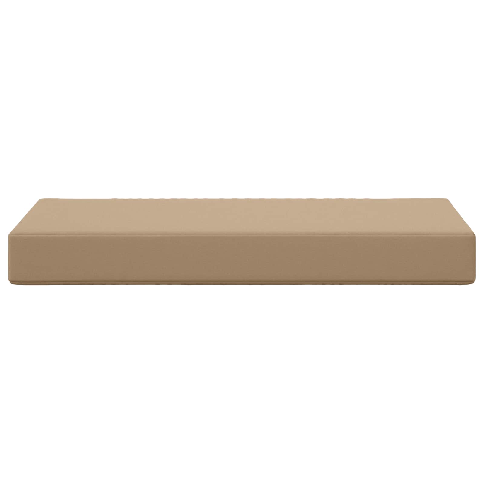 Sitzkissen für Outdoor Taupe 80 x 40 x 8 cm 100 % Polyester