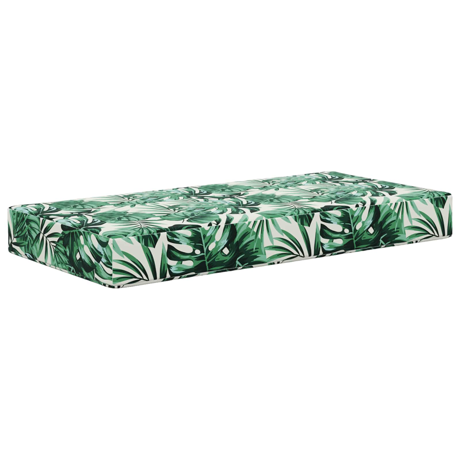 Sitzkissen für Outdoor Tropische Blätter 80 x 40 x 8 cm