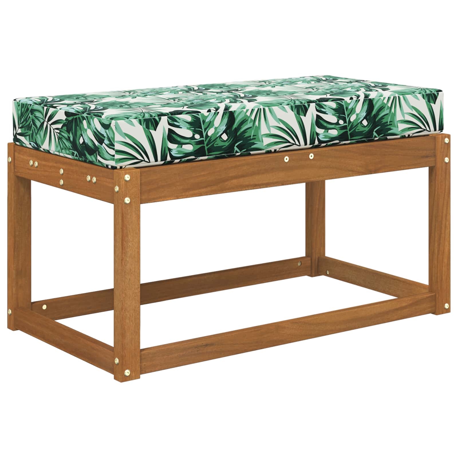 Sitzkissen für Outdoor Tropische Blätter 80 x 40 x 8 cm