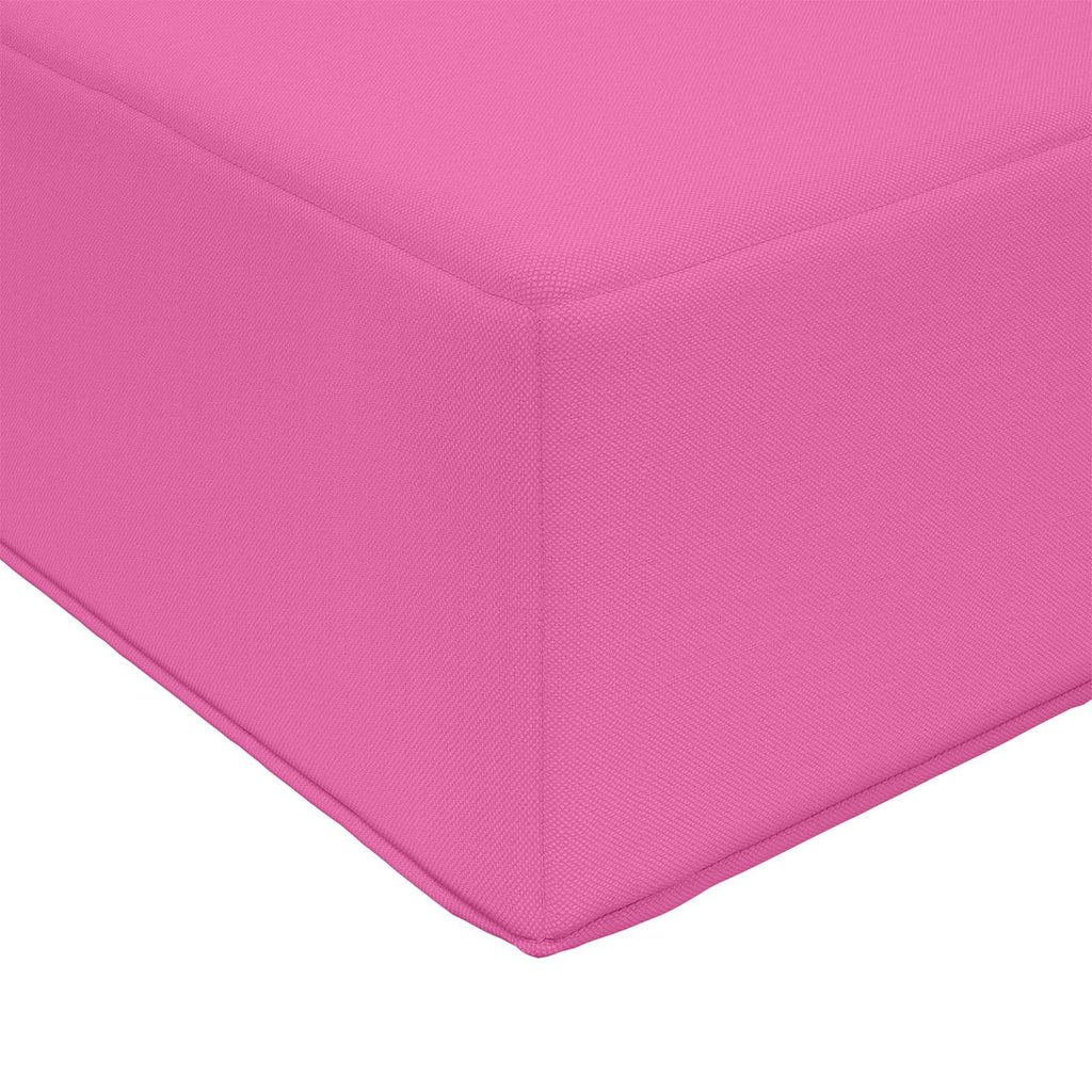 Sitzkissen Rosa 80 x 40 x 8 cm 100 % Polyester