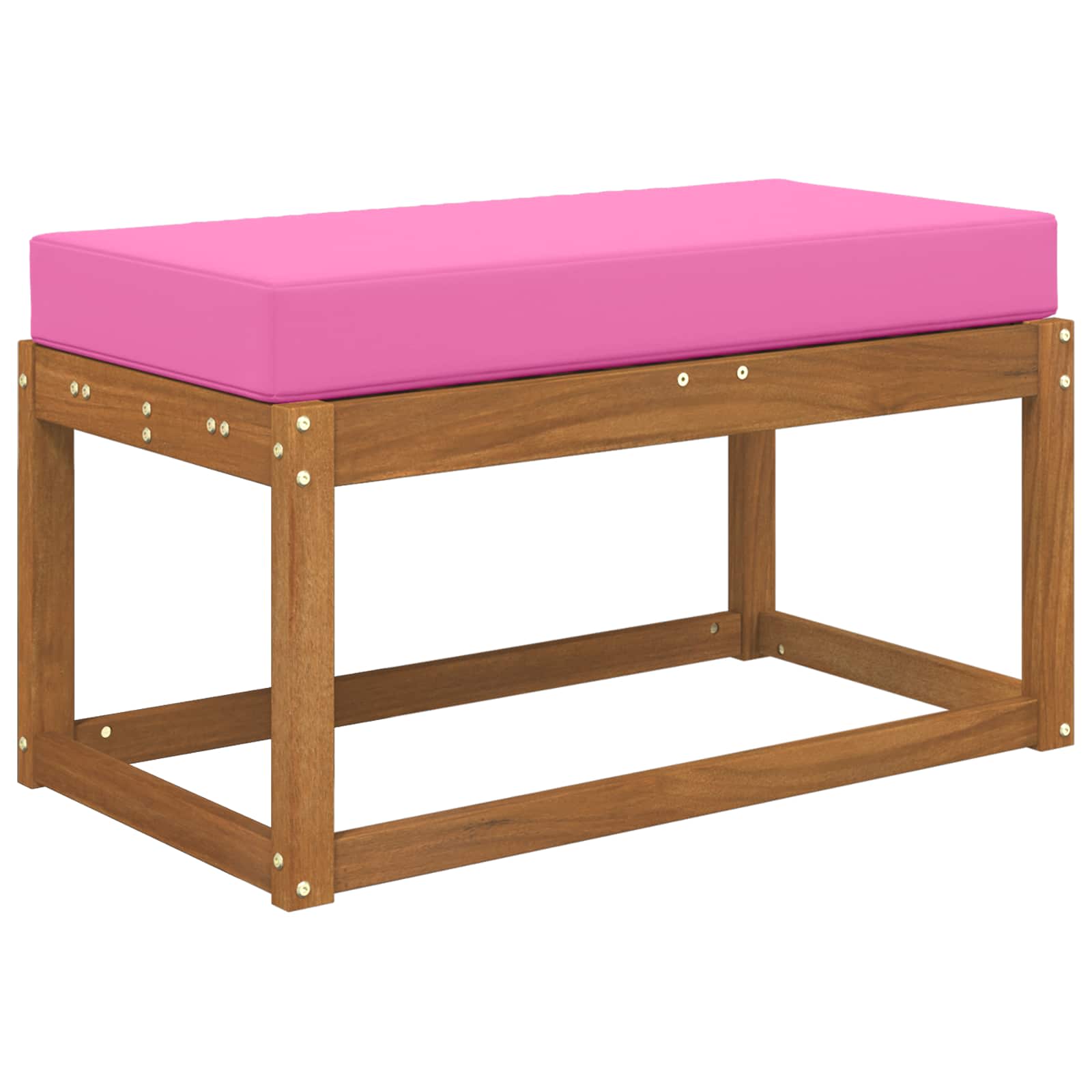 Sitzkissen Rosa 80 x 40 x 8 cm 100 % Polyester