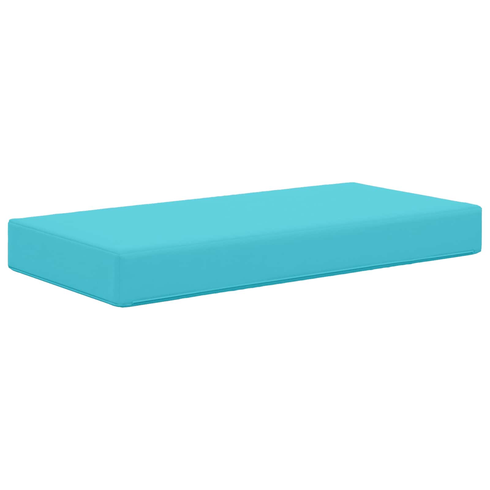 Sitzkissen Türkis 80 x 40 x 8 cm 100 % Polyester