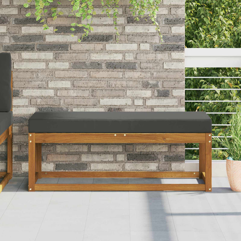 Sitzkissen für Outdoor Anthrazit 115 x 40 x 8 cm