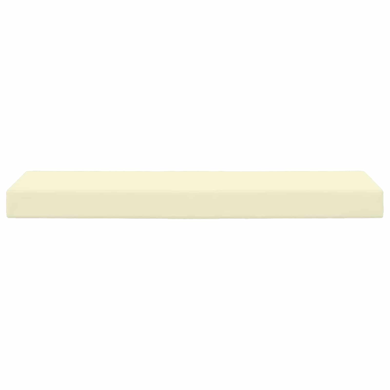 Sitzkissen für Outdoor Creme 115 x 40 x 8 cm 100 % Polyester