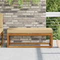 Sitzkissen für Outdoor Beige 115 x 40 x 8 cm 100 % Polyester