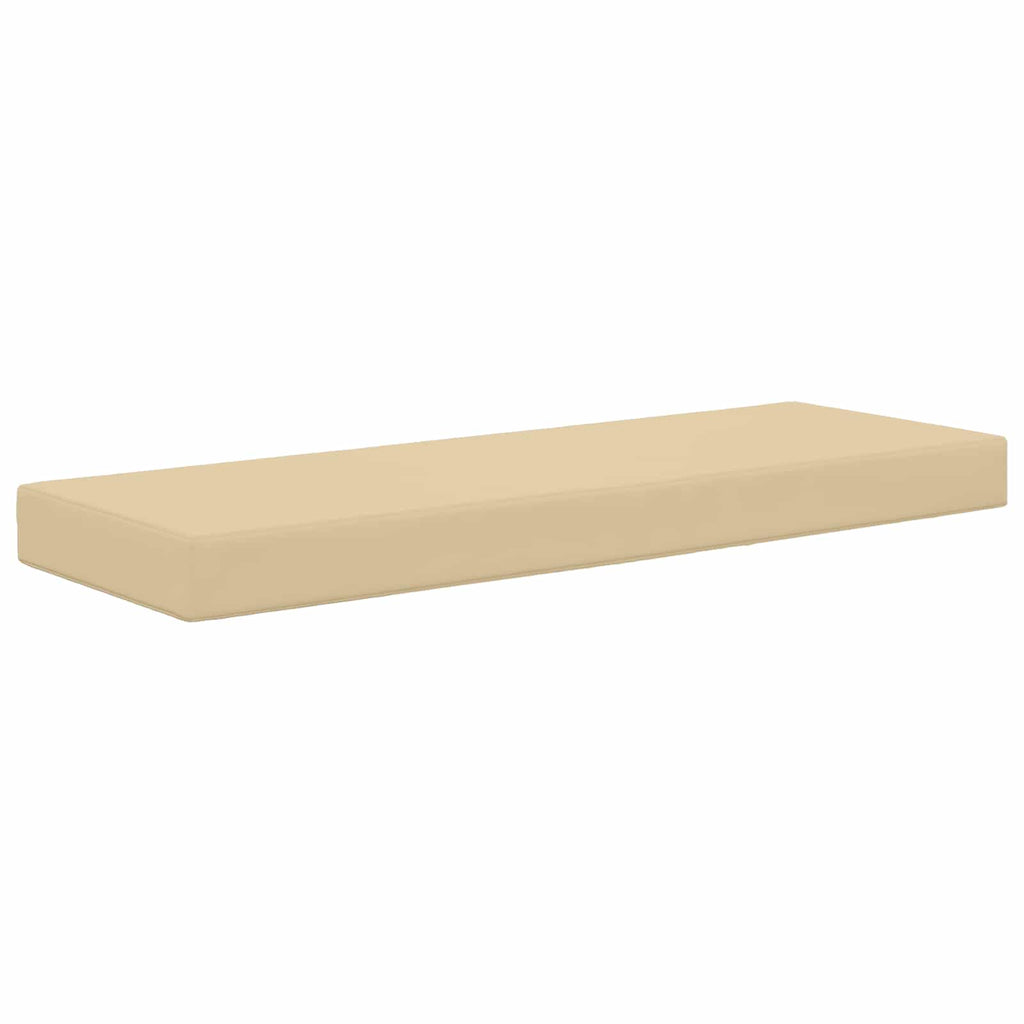 Sitzkissen für Outdoor Beige 115 x 40 x 8 cm 100 % Polyester