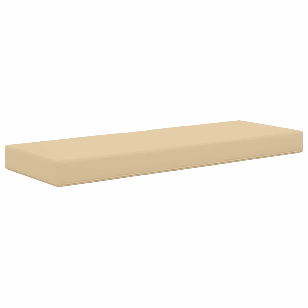 Sitzkissen für Outdoor Beige 115 x 40 x 8 cm 100 % Polyester