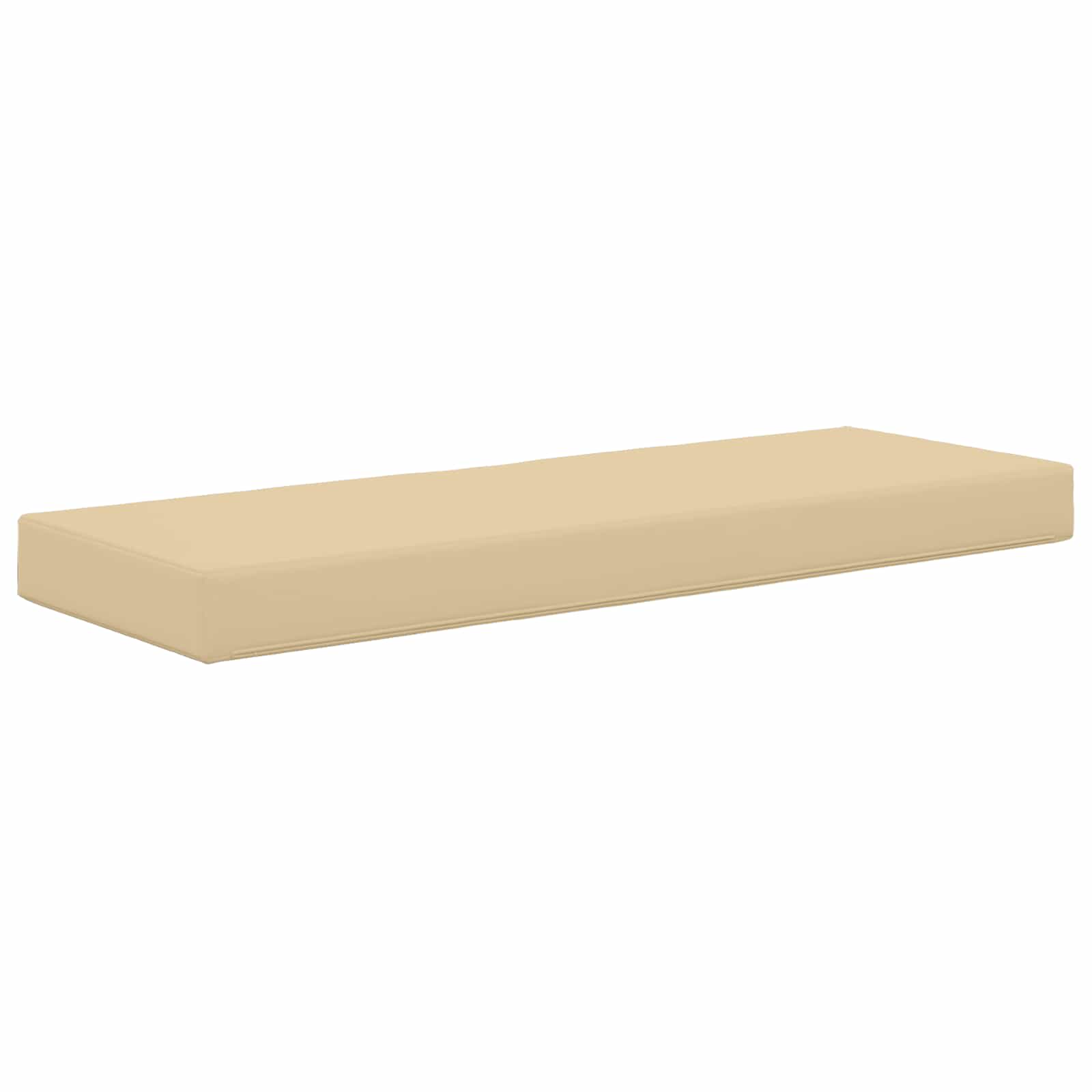Sitzkissen für Outdoor Beige 115 x 40 x 8 cm 100 % Polyester