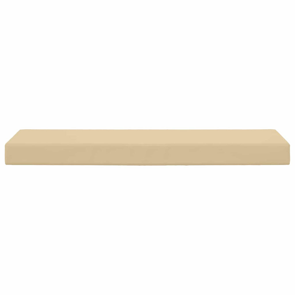 Sitzkissen für Outdoor Beige 115 x 40 x 8 cm 100 % Polyester