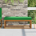 Sitzkissen für Outdoor Grün 111,5 x 40 x 8 cm 100 % Polyester