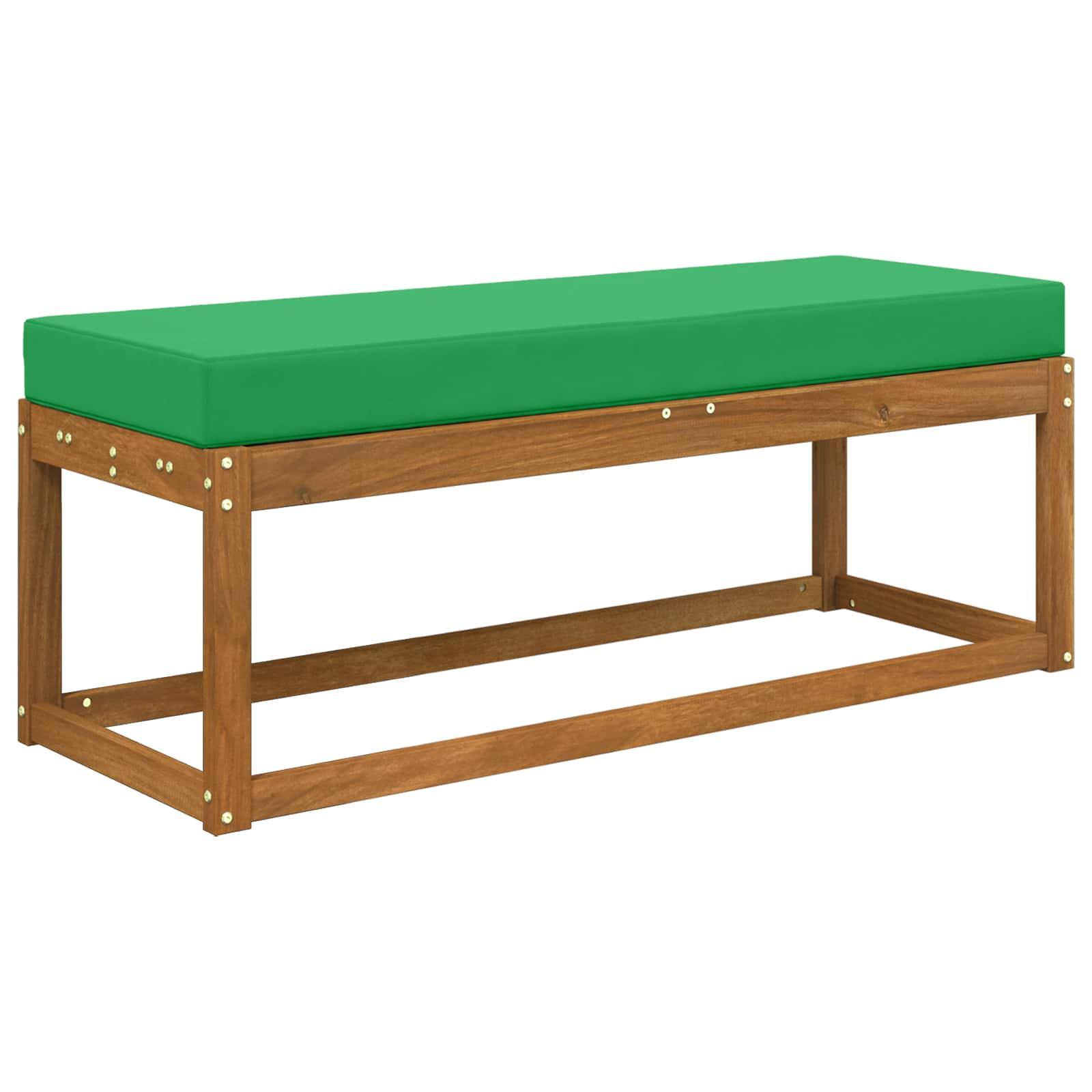 Sitzkissen für Outdoor Grün 111,5 x 40 x 8 cm 100 % Polyester