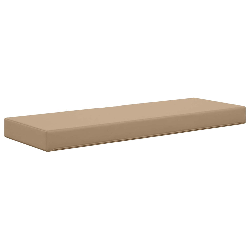Sitzkissen für Outdoor Taupe 111,5 x 40 x 8 cm 100 % Polyester