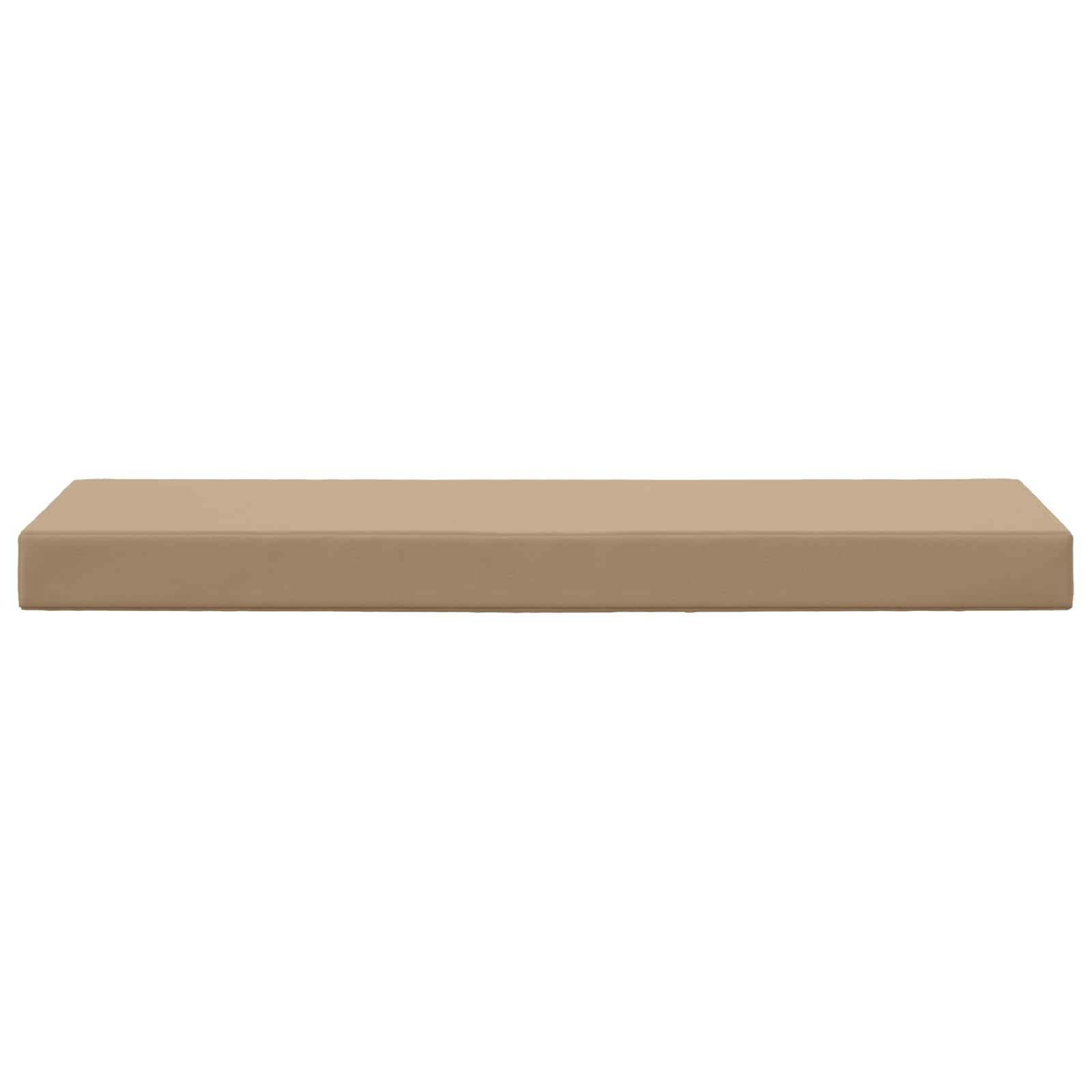 Sitzkissen für Outdoor Taupe 111,5 x 40 x 8 cm 100 % Polyester