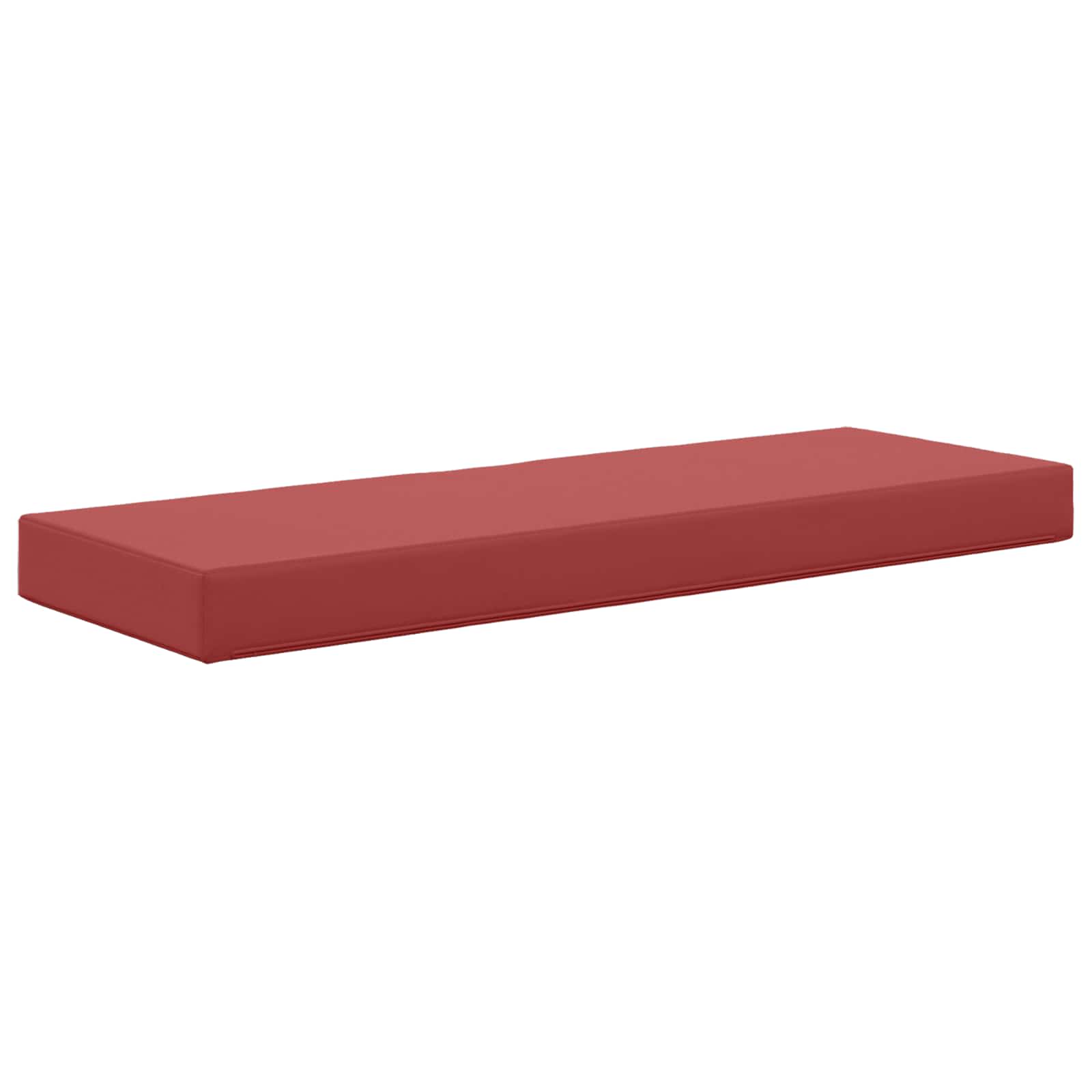 Sitzkissen für Outdoor Weinrot 111,5 x 40 x 8 cm