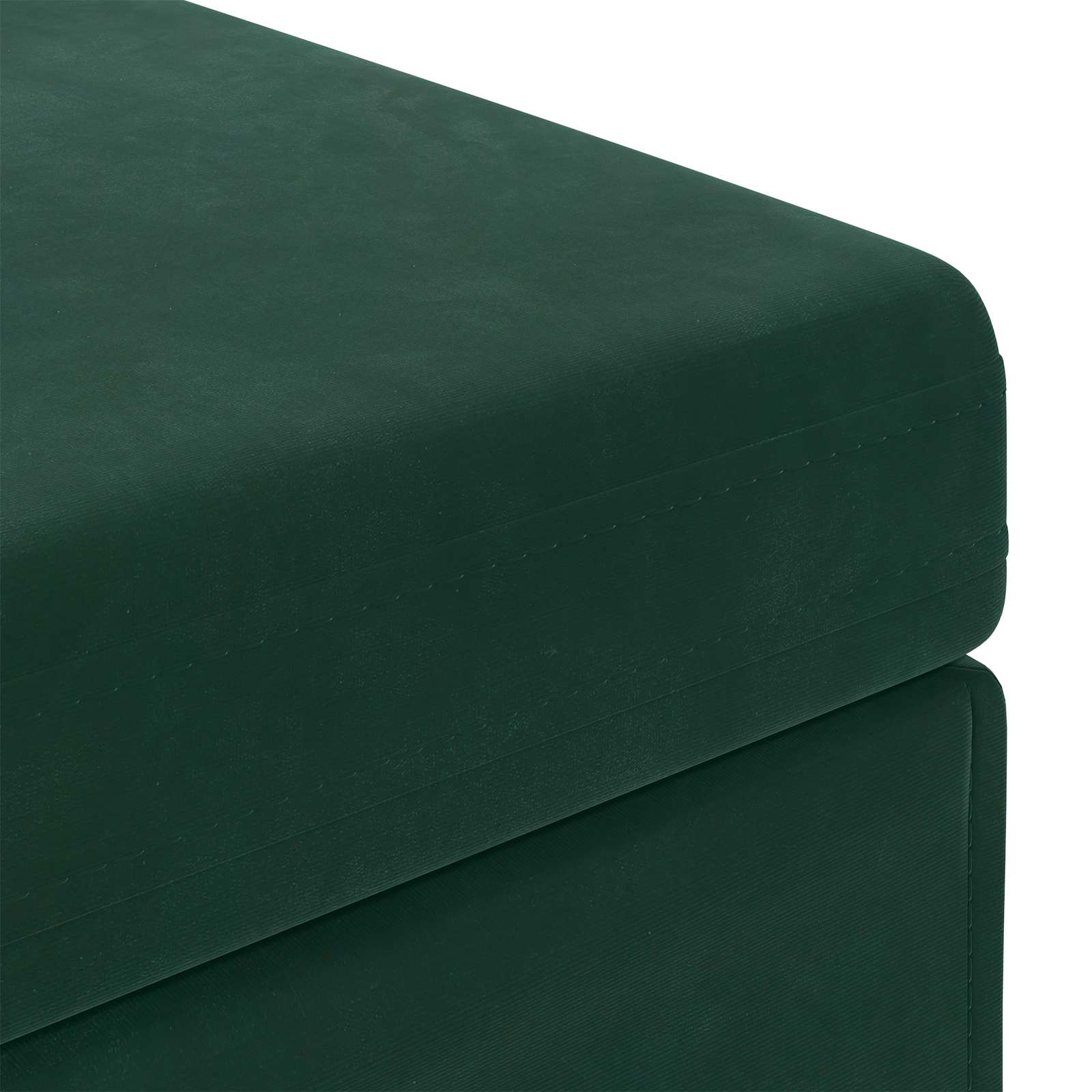 Hocker Dunkelgrün 81 x 41 x 40 cm Samt und Engineering Holz