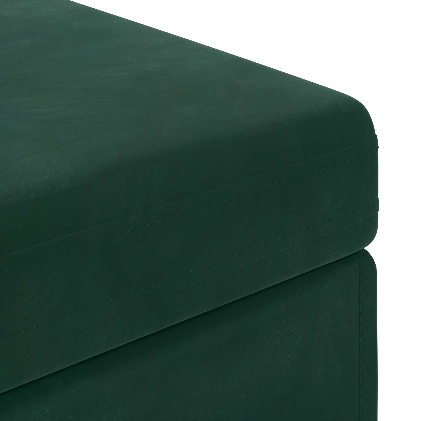Hocker Dunkelgrün 101 x 41 x 40 cm Samt und Engineering Holz