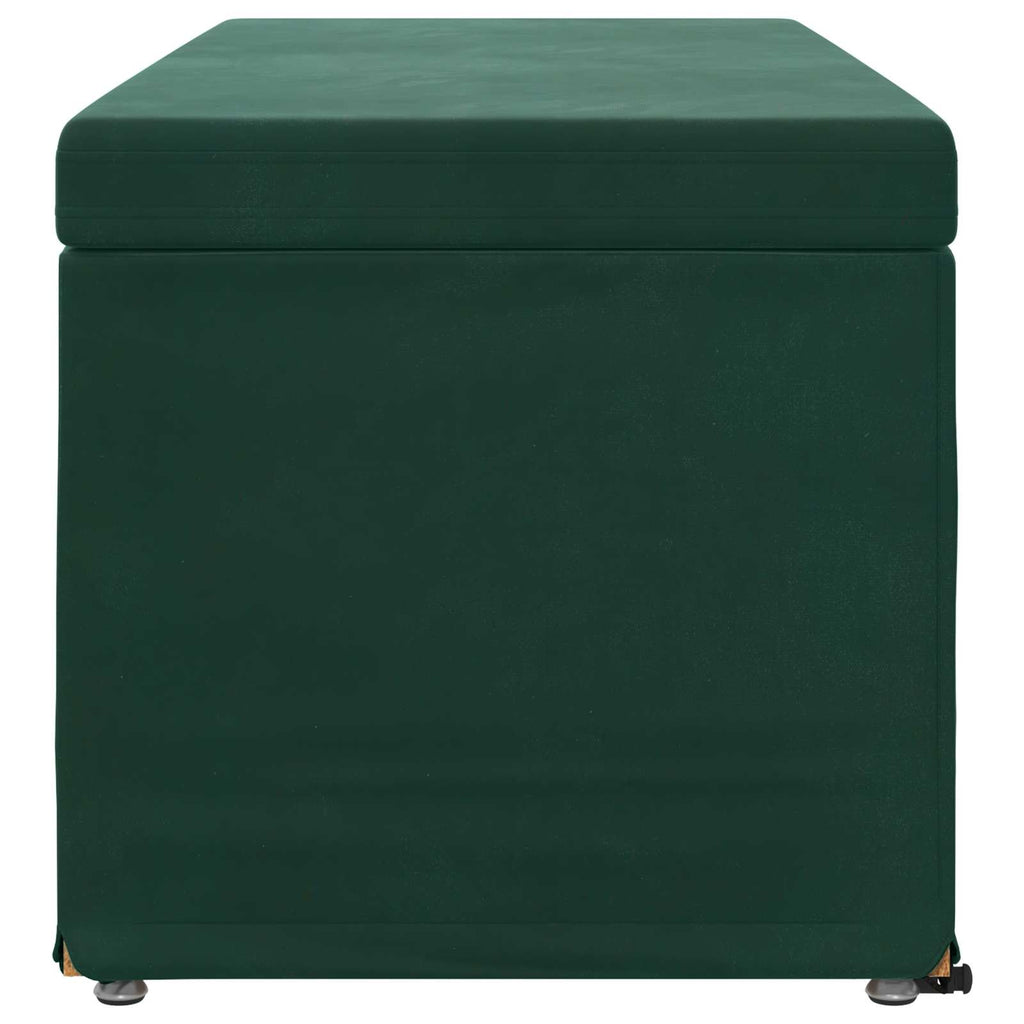 Hocker Dunkelgrün 101 x 41 x 40 cm Samt und Engineering Holz