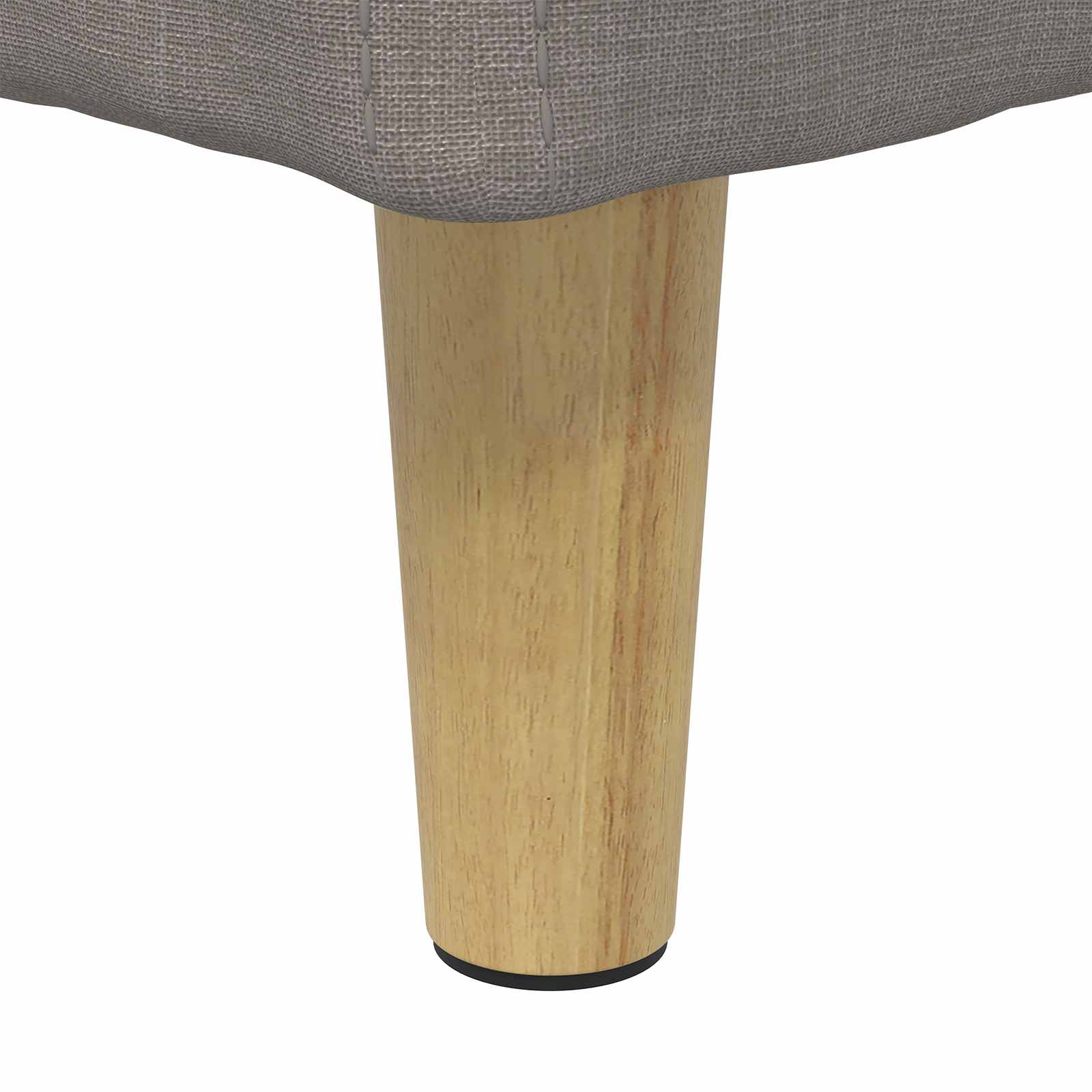 Aufbewahrungsottomane mit Kissen Taupe 40 x 40 x 45 cm Stoff