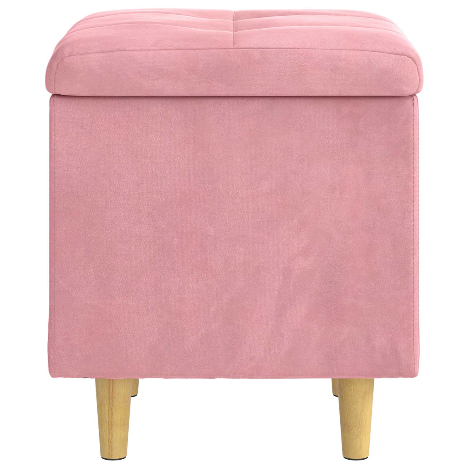 Ottoman mit Stauraum 40 x 40 x 45 cm Samt