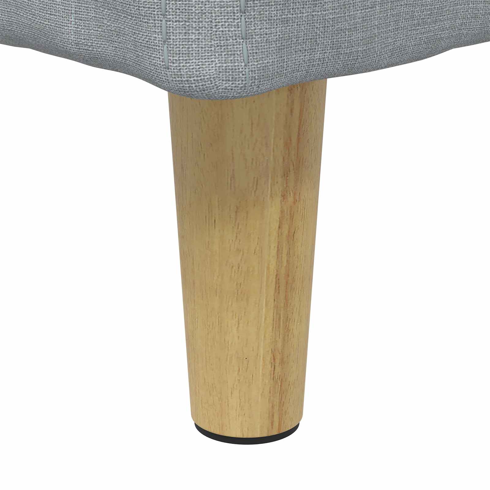 Aufbewahrungsottomane mit Kissen Hellgrau 60 x 60 x 45 cm Stoff