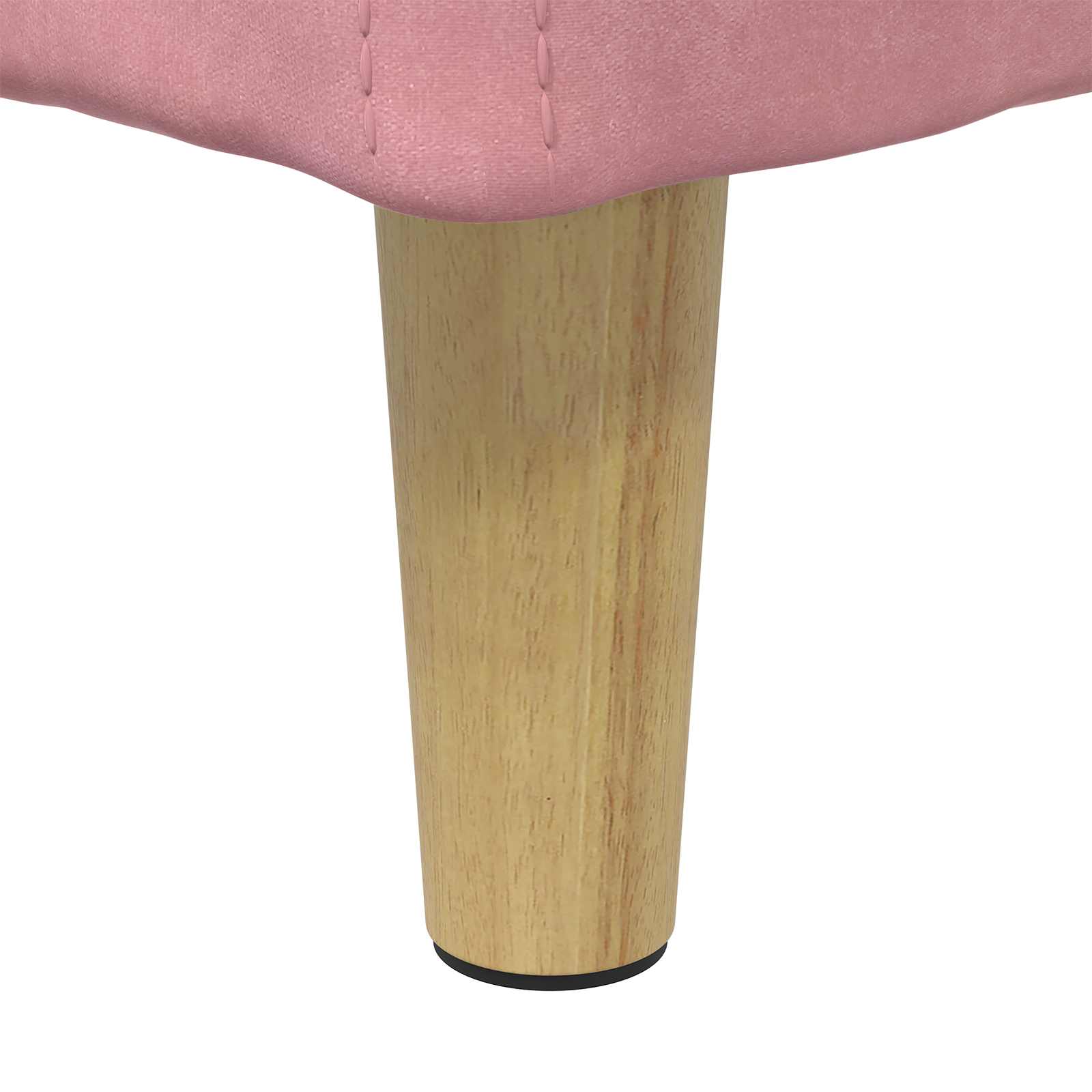 Aufbewahrungsottomane mit Kissen Rosa 60 x 60 x 45 cm Samt