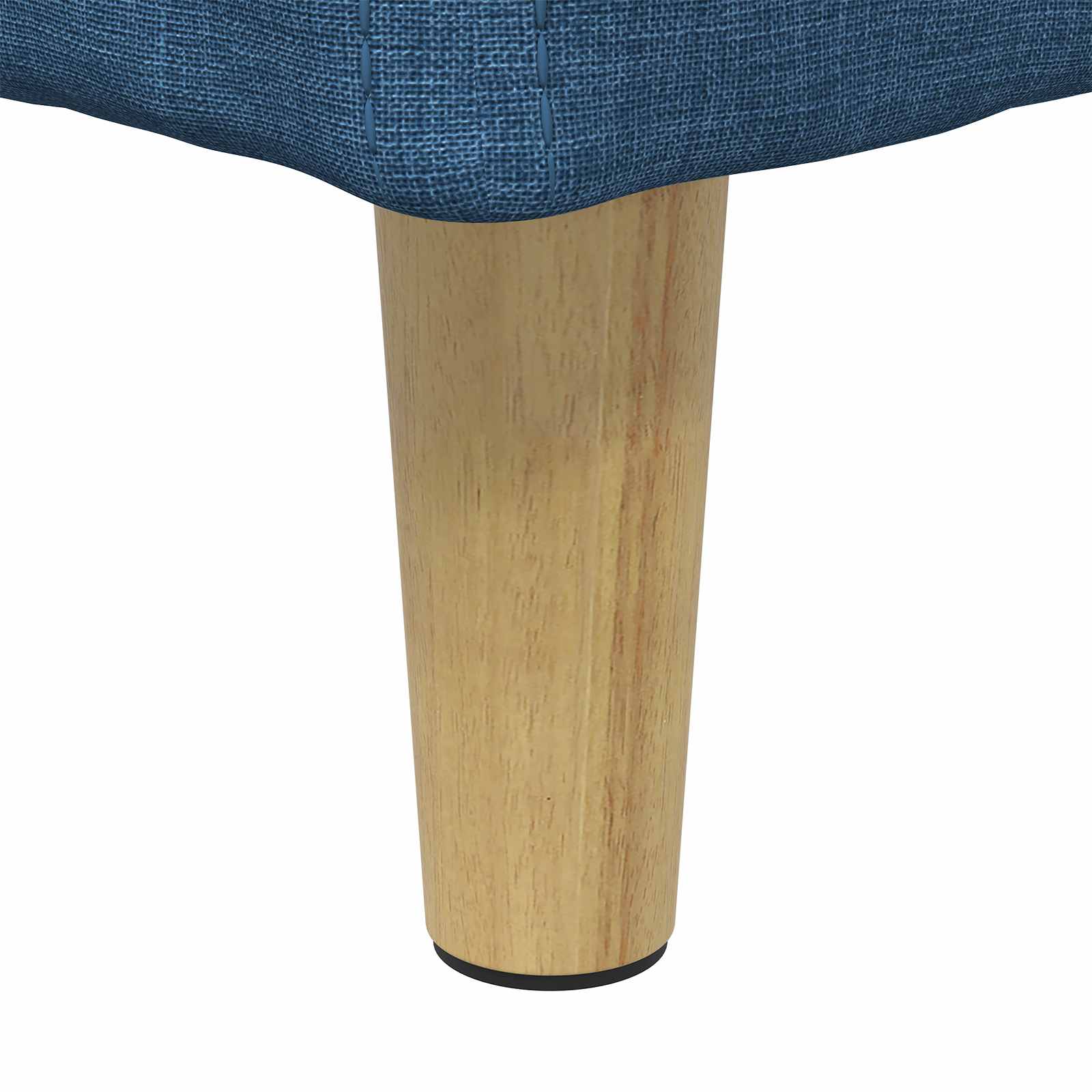 Aufbewahrungsottomane mit Kissen Blau 80 x 80 x 45 cm Stoff