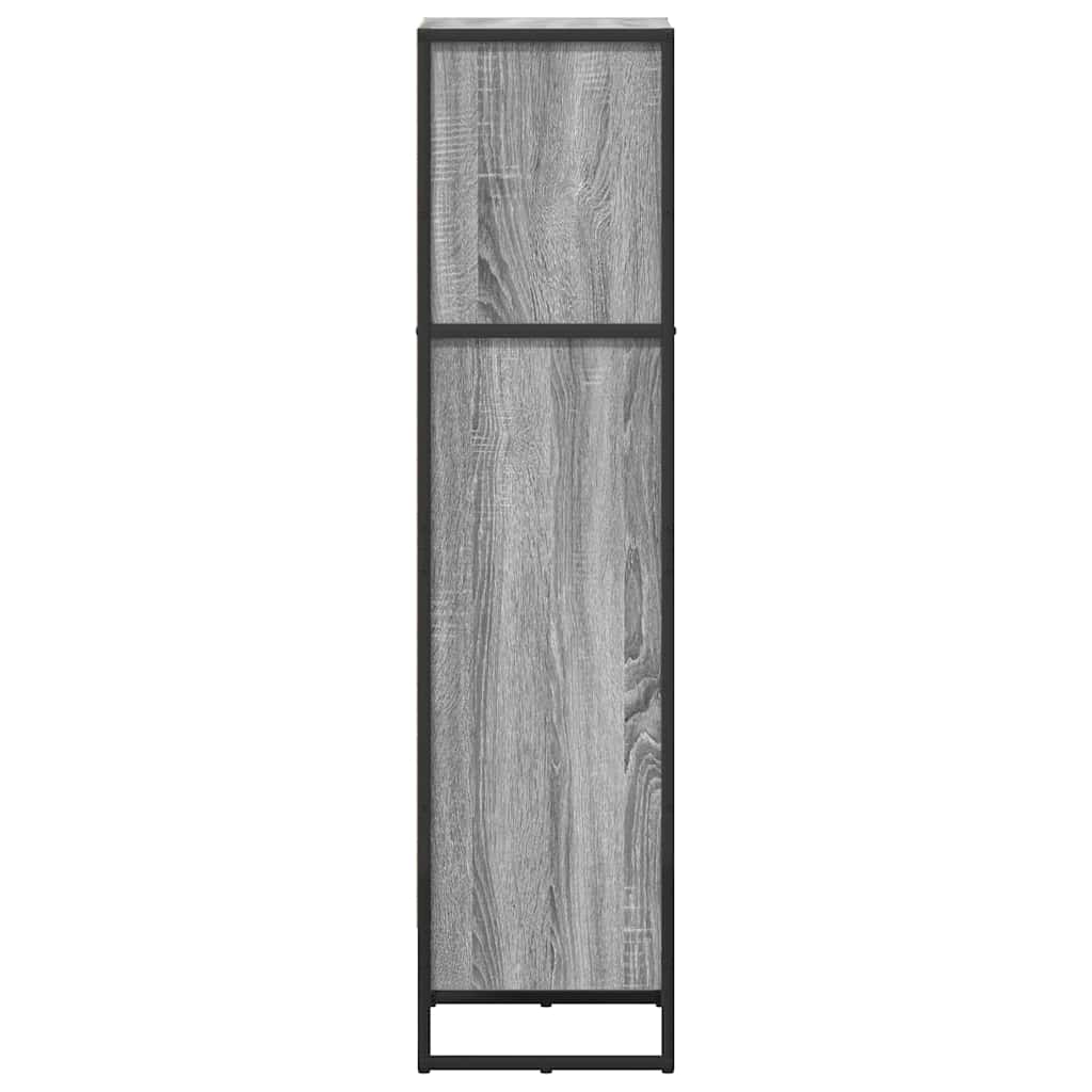 Bücherregal Graues Sonoma 40 x 30 x 121 cm Holzwerkstoff