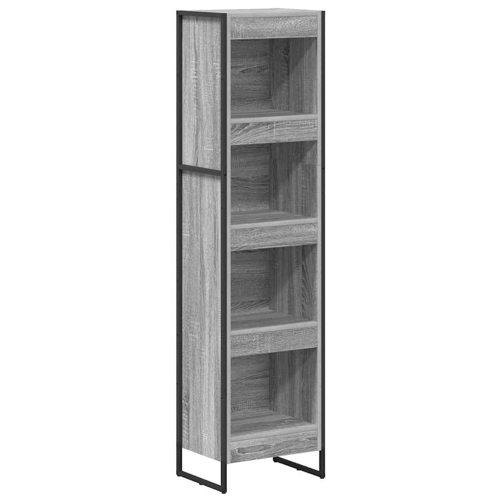 Bücherregal Graues Sonoma 40 x 30 x 155 cm Holzwerkstoff