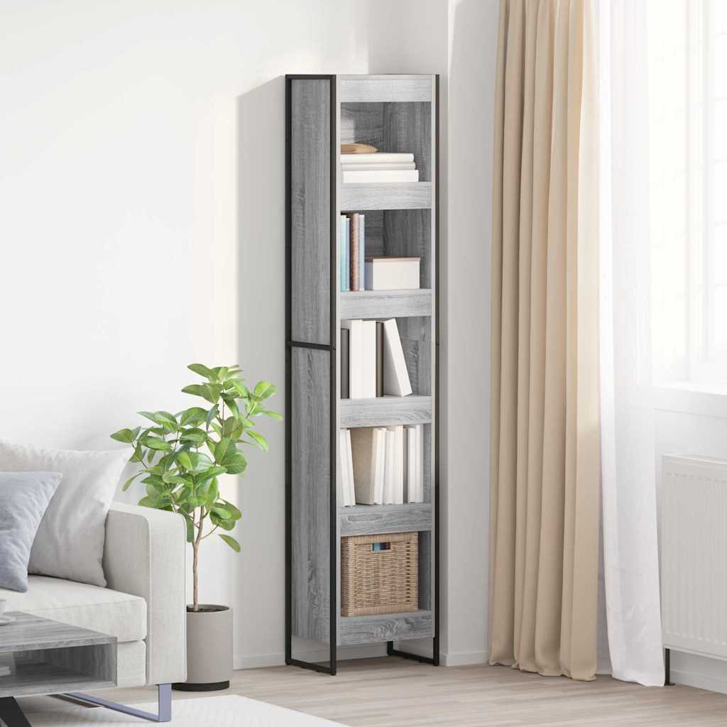 Bücherregal Graues Sonoma 40 x 30 x 189,5 cm Holzwerkstoff
