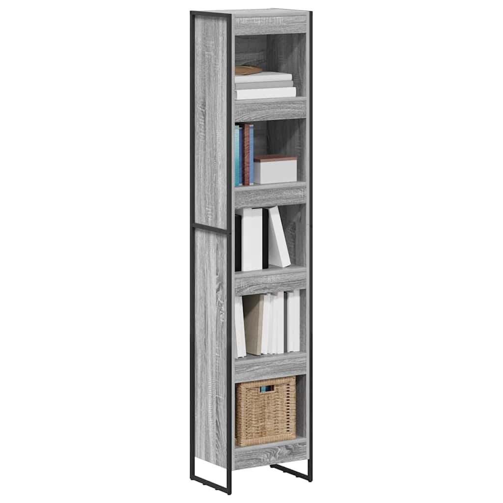 Bücherregal Graues Sonoma 40 x 30 x 189,5 cm Holzwerkstoff