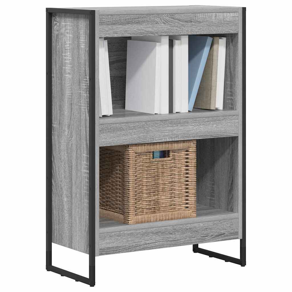 Bücherregal Graues Sonoma 60 x 30 x 86,5 cm Holzwerkstoff
