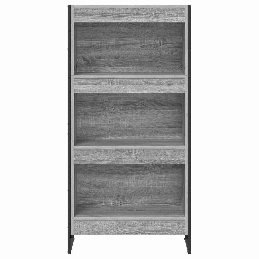 Bücherregal Graues Sonoma 60 x 30 x 121 cm Holzwerkstoff
