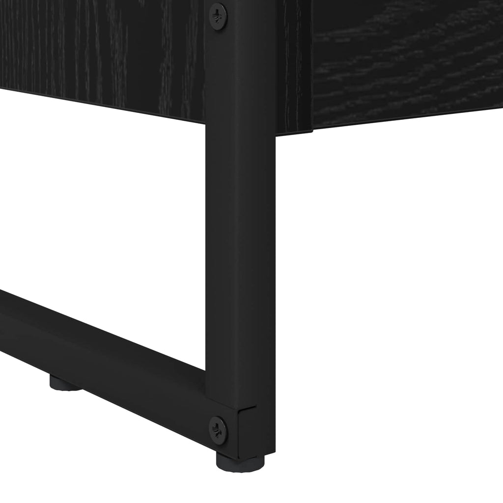 Bücherregal Schwarz Eichen-Optik 60 x 30 x 155 cm Holzwerkstoff