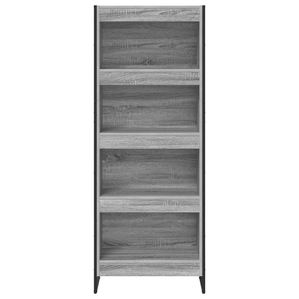 Bücherregal Graues Sonoma 60 x 30 x 155 cm Holzwerkstoff