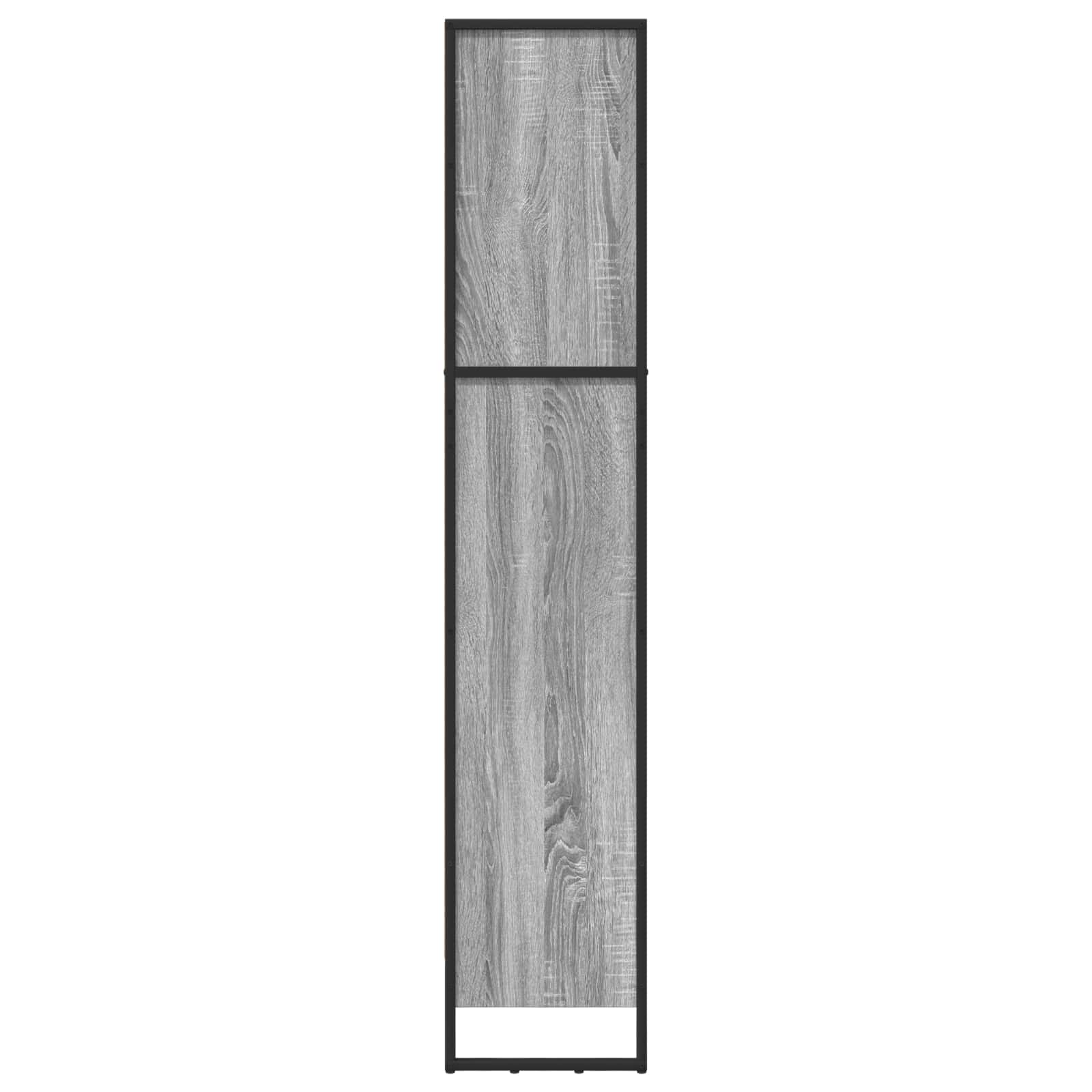 Bücherregal Graues Sonoma 60 x 30 x 155 cm Holzwerkstoff