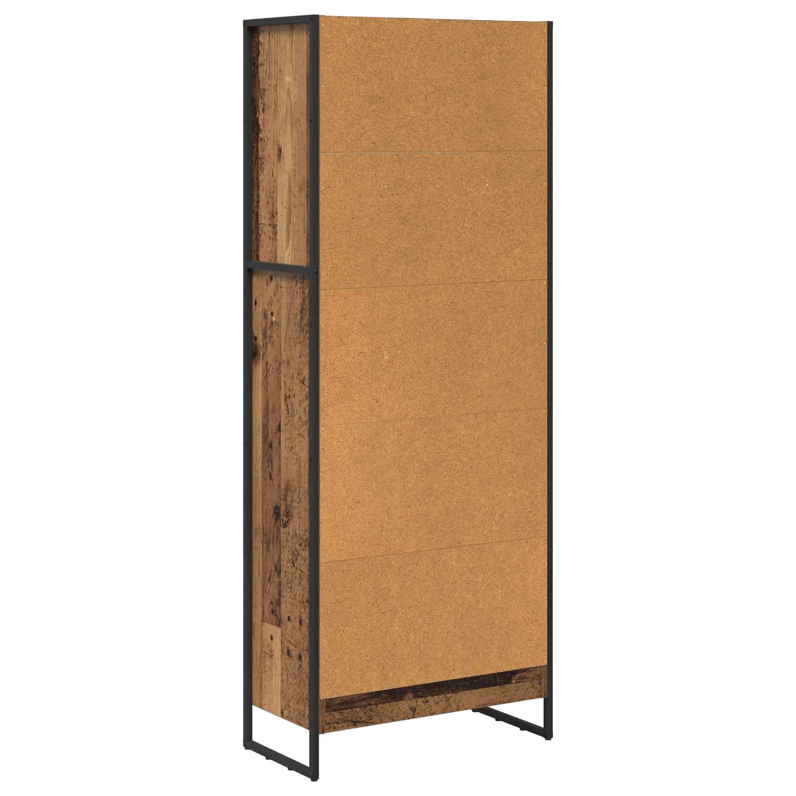 Bücherregal Altholz 60 x 30 x 155 cm Holzwerkstoff
