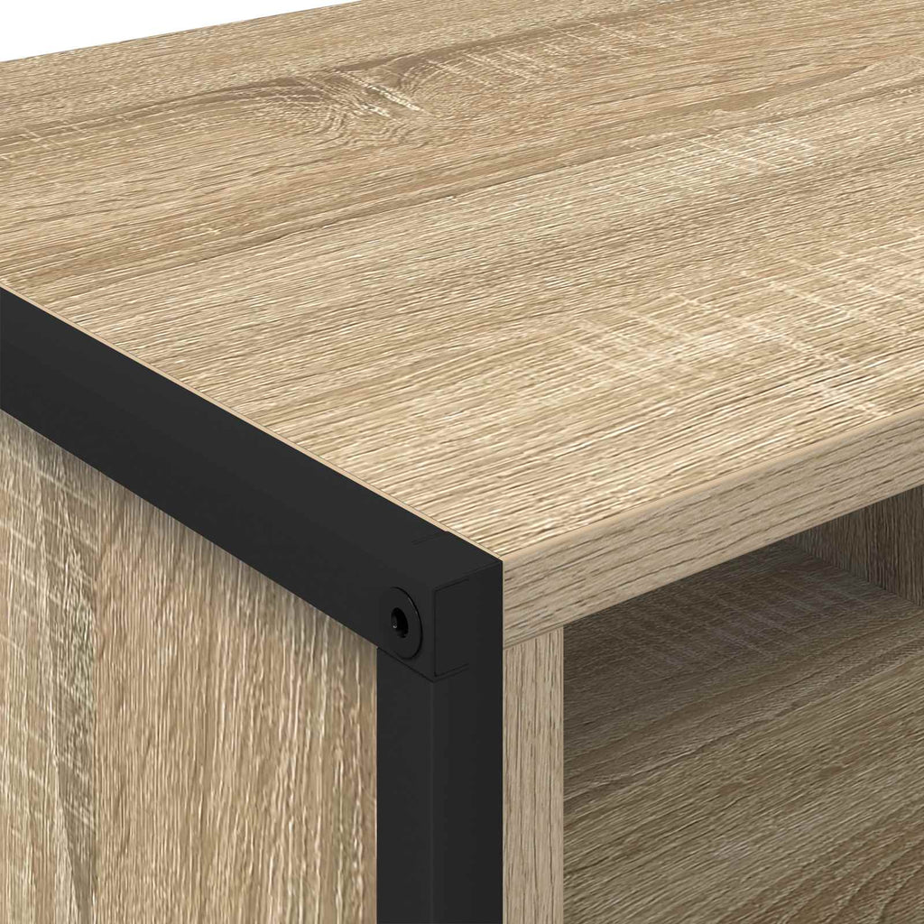 Schuhschrank mit Speicher Sonoma 100 x 35 x 44 cm Holzwerkstoff