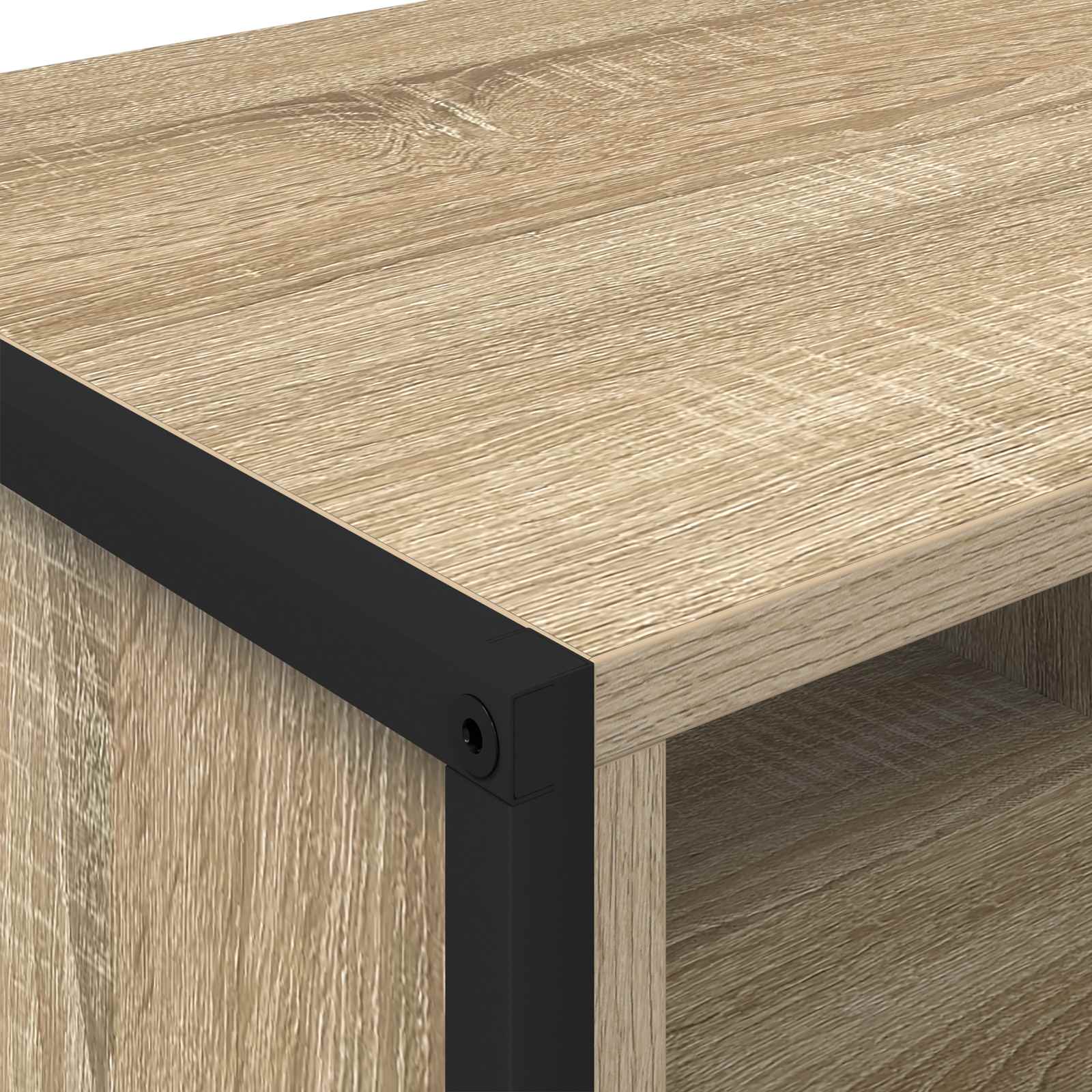 Schuhschrank mit Speicher Sonoma 100 x 35 x 44 cm Holzwerkstoff
