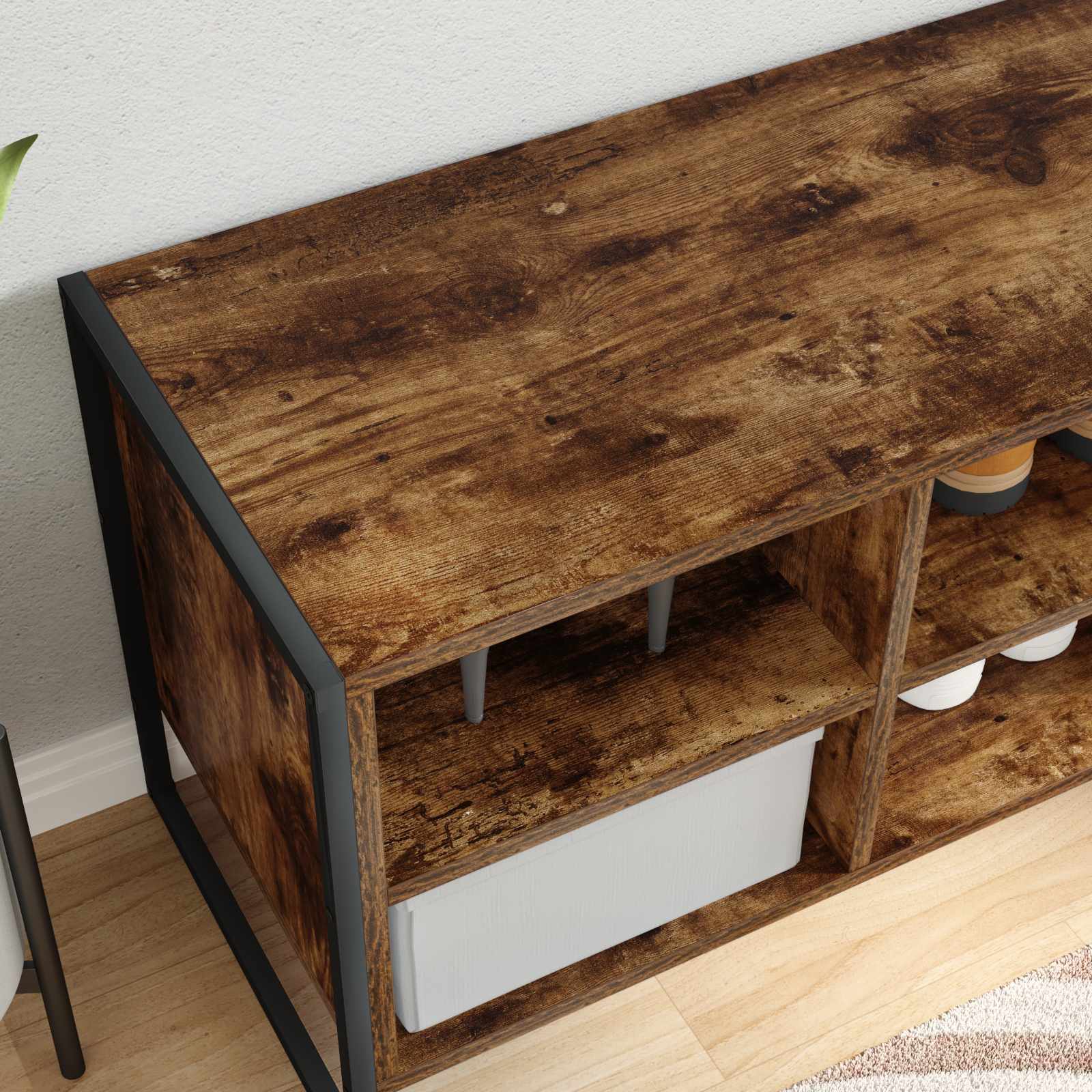 Schuhschrank Raucharbe 100 x 35 x 44 cm Holzwerkstoff