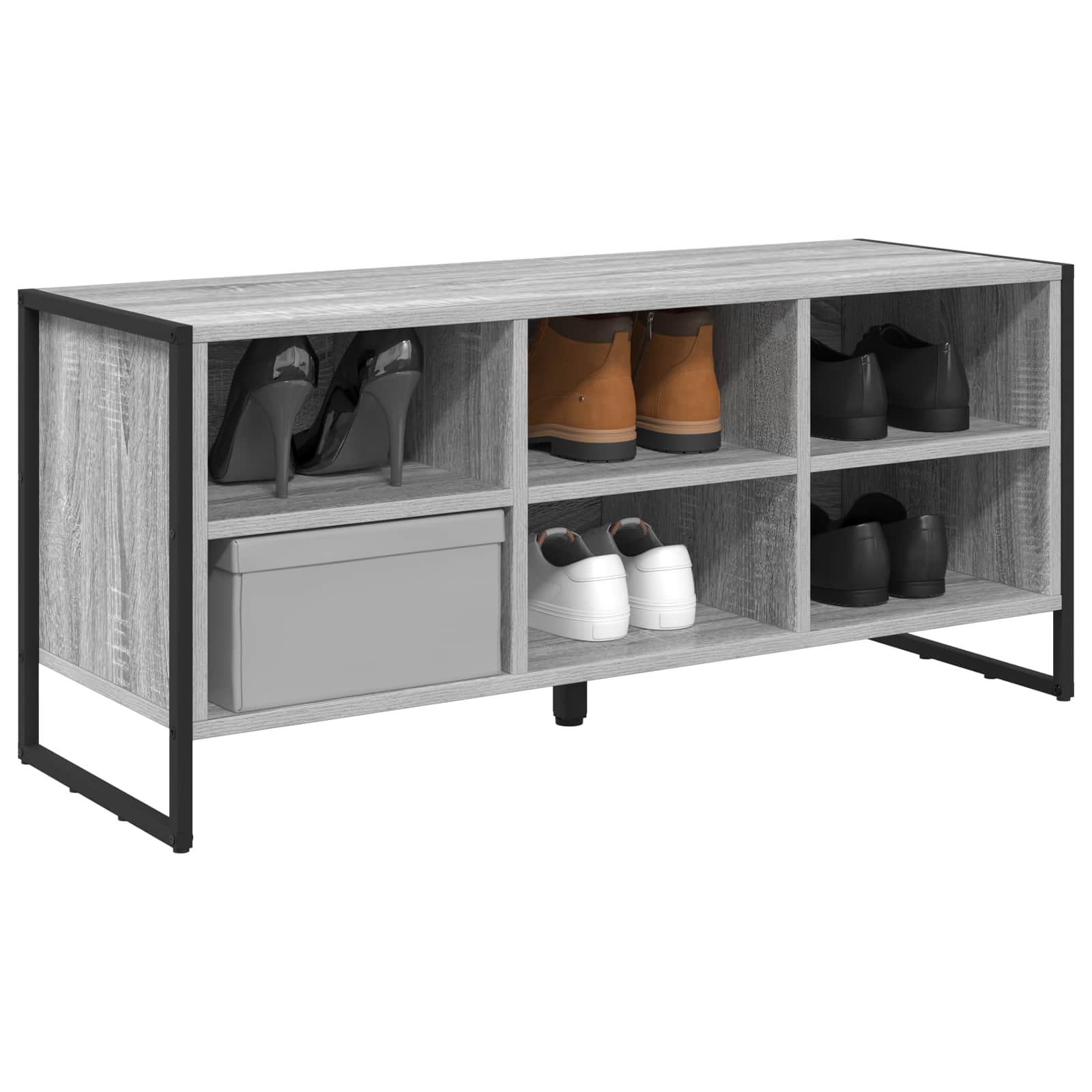 Schuhschrank Graues Sonoma 100 x 35 x 44 cm Holzwerkstoff