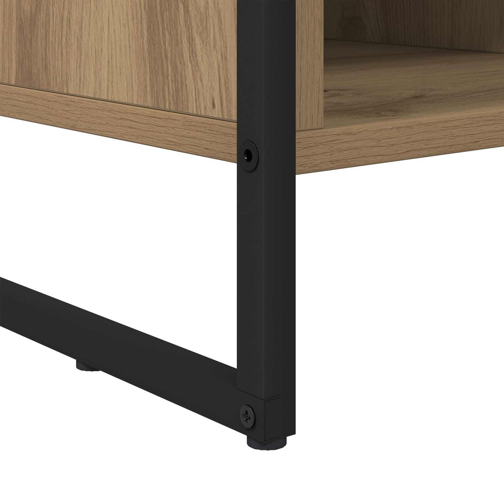 Schuhschrank Kunsthandwerk Eiche 100 x 35 x 44 cm Holzwerkstoff