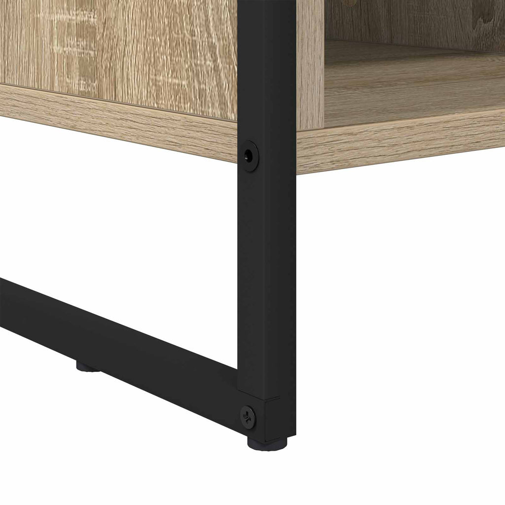 Schuhschrank mit Speicher Sonoma 60 x 35 x 44 cm Holzwerkstoff