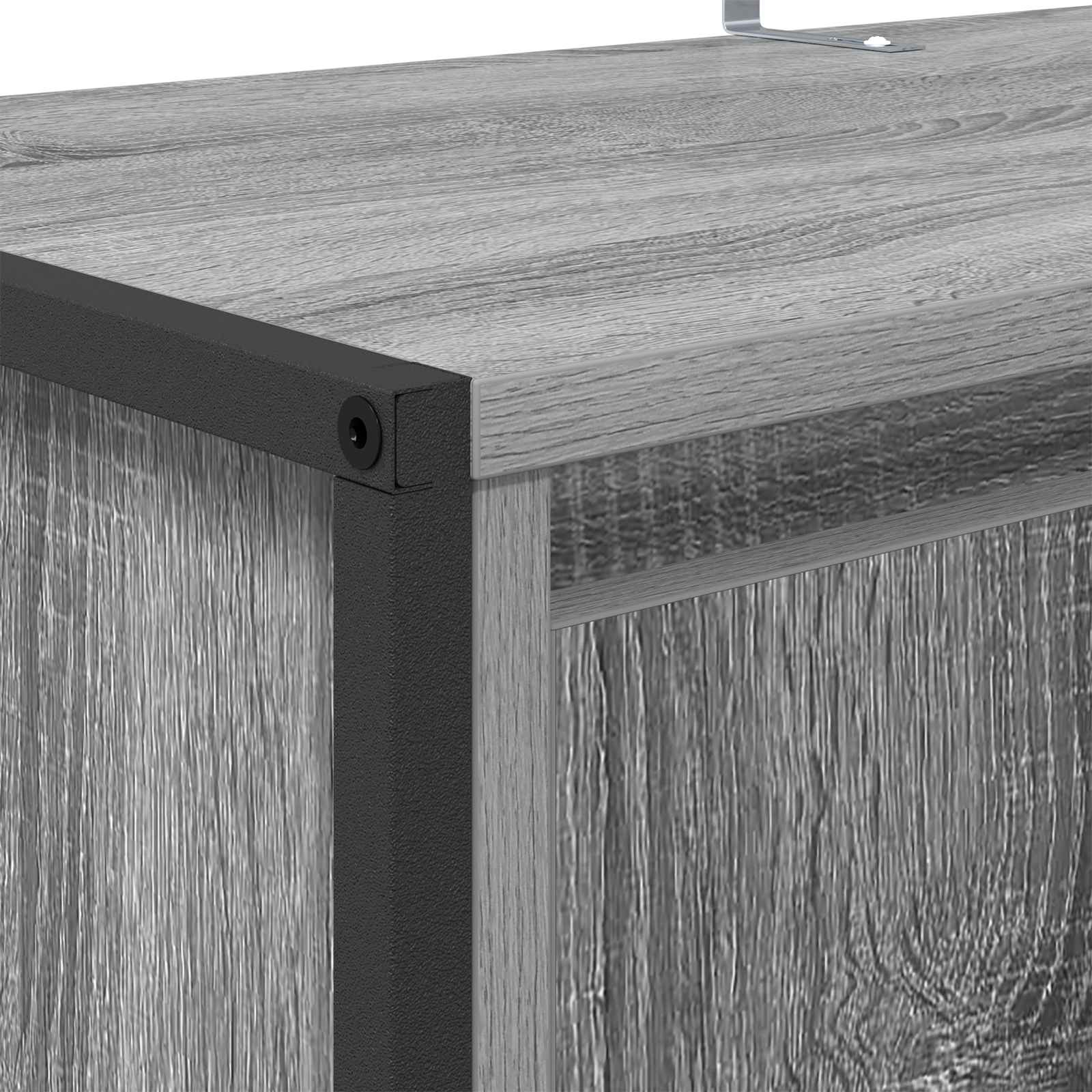 Schuhschrank Graues Sonoma 79 x 36 x 100 cm Holzwerkstoff